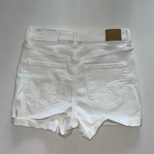 American Eagle White high rise shorts
